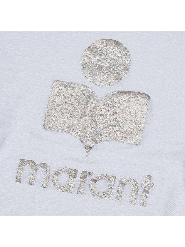 Zwell Logo Print Short Sleeve T-Shirt White - ISABEL MARANT - BALAAN 6