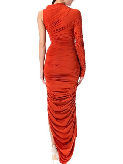 DRAPED LONG DRESS - MUGLER - BALAAN 2