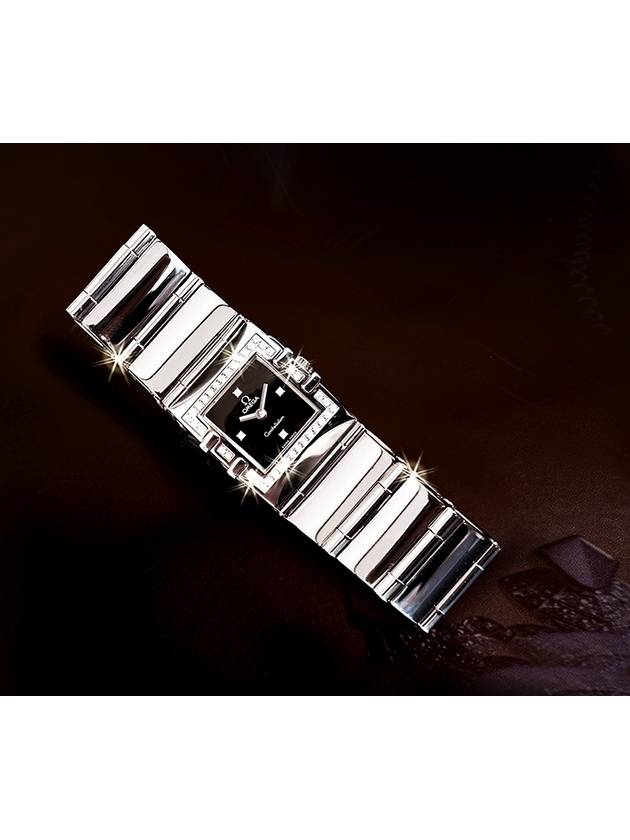 Constellation Women s Black Edition Original Diamond Watch - OMEGA - BALAAN 3