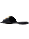 Logo Eleanor Slippers Black - TORY BURCH - BALAAN 4