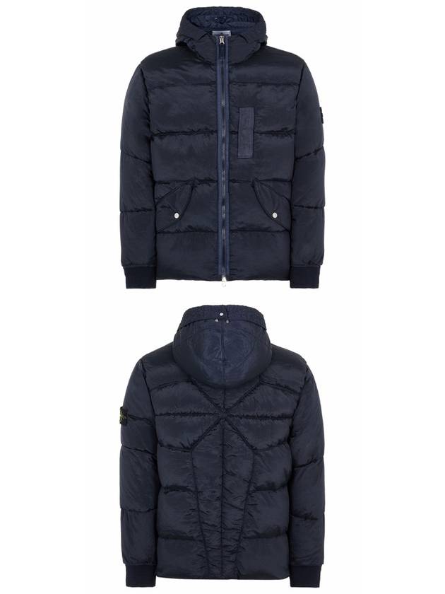 Wappen Patch Metal Econyl Down Padding Navy - STONE ISLAND - BALAAN 5