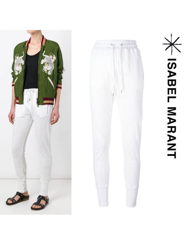 Women's Kurtis Track Pants White - ISABEL MARANT - BALAAN 2