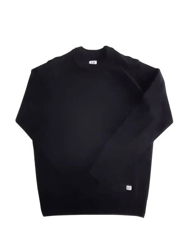 Men's Classic Wool Knit Top Black - CP COMPANY - BALAAN 1