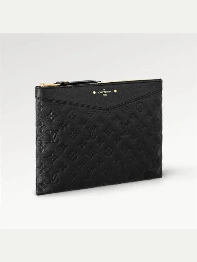 Monogram Daily Empreinte Pouch Bag Black - LOUIS VUITTON - BALAAN 3