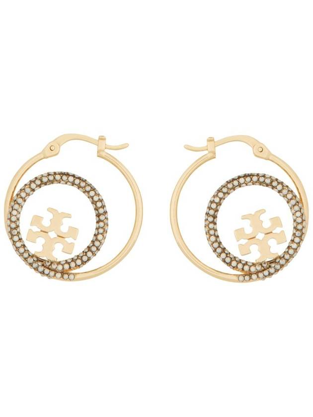 Tory Burch "Miller" Hoop Earrings - TORY BURCH - BALAAN 1