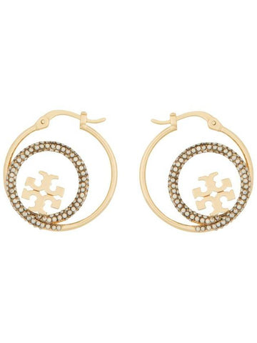 Tory Burch "Miller" Hoop Earrings - TORY BURCH - BALAAN 1