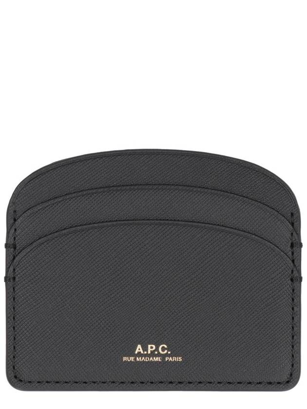 Demi Lune Card Wallet Black - A.P.C. - BALAAN 2