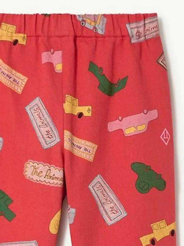 Kids Red Elephant Pants F23058 006 - THE ANIMALS OBSERVATORY - BALAAN 3