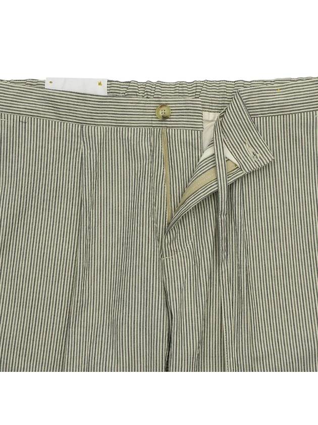 Men's Back Banding Striped OneTuck Pants MMPTL5T63 443 - AT.P.CO - BALAAN 4