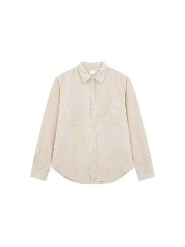 PS casual fit corduroy shirt beige 271315 - PAUL SMITH - BALAAN 1