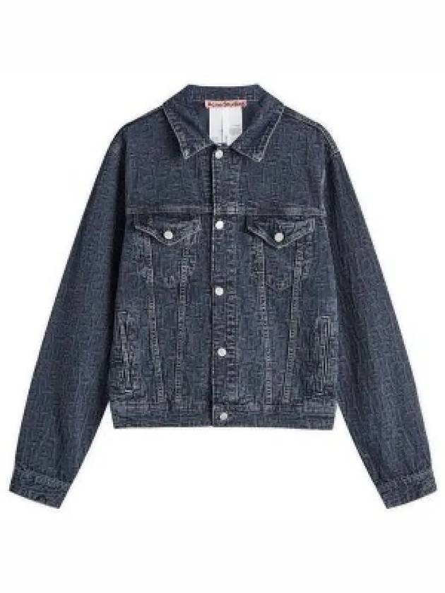 Rye Monogram Denim Jacket Blue - ACNE STUDIOS - BALAAN 2