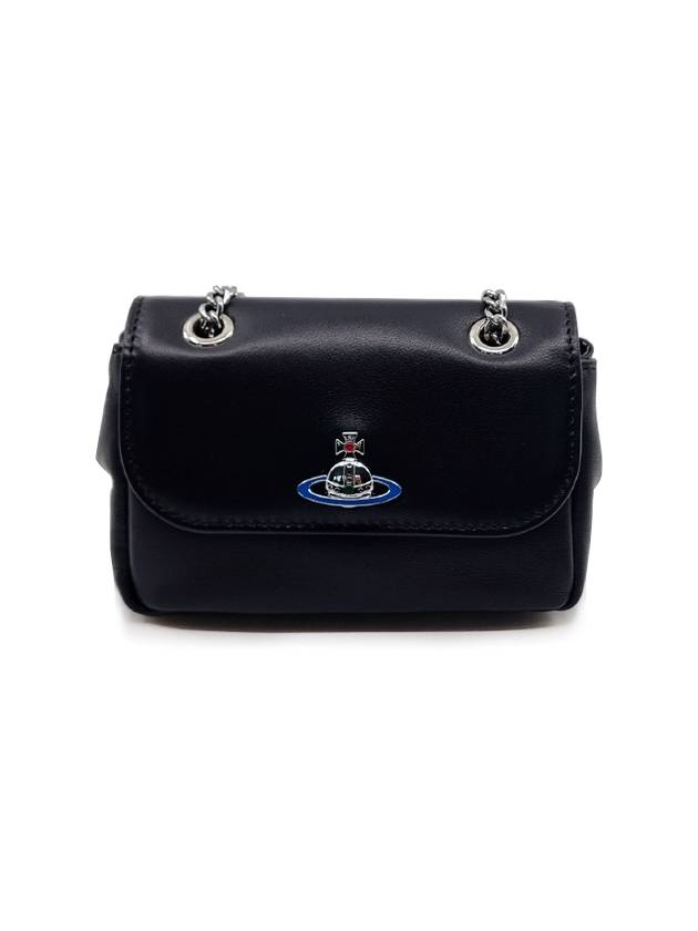 Nappa Chain Cross Bag Black - VIVIENNE WESTWOOD - BALAAN 2