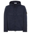 Cotton Twill Stretch Hooded Jacket Black - STONE ISLAND - BALAAN 2