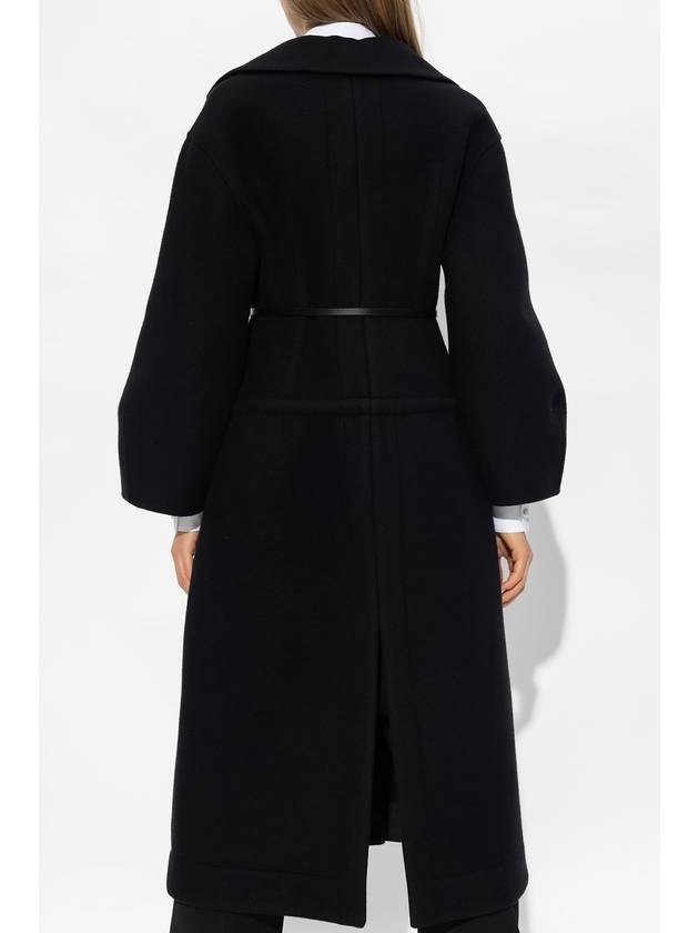 Belted Wool Coat J04AA0004J40020 - JIL SANDER - BALAAN 5