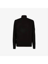 Lens Wappen High Neck Knit Black - CP COMPANY - BALAAN 2