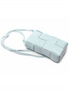 Cassette Intrecciato Mini Cross Bag Light Blue - BOTTEGA VENETA - BALAAN 6