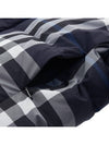 Night Check Crop Padding Dark Charcoal Blue - BURBERRY - BALAAN 7