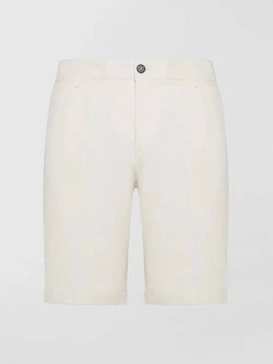 VIVER LI Linen blend Bermuda ivory - PEUTEREY - BALAAN 1