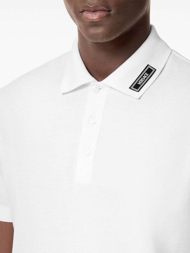 VERSACE POLO COLLAR WITH VERSACE WRITING - VERSACE - BALAAN 4