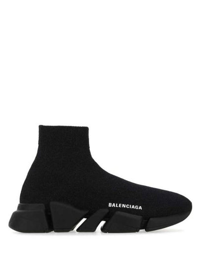 Speed ​​2.0 High Top Sneakers Shiny Black - BALENCIAGA - BALAAN 2