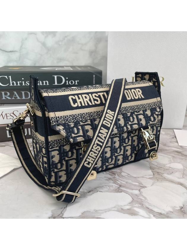 Camp Oblique Small Cross Bag Black - DIOR - BALAAN.