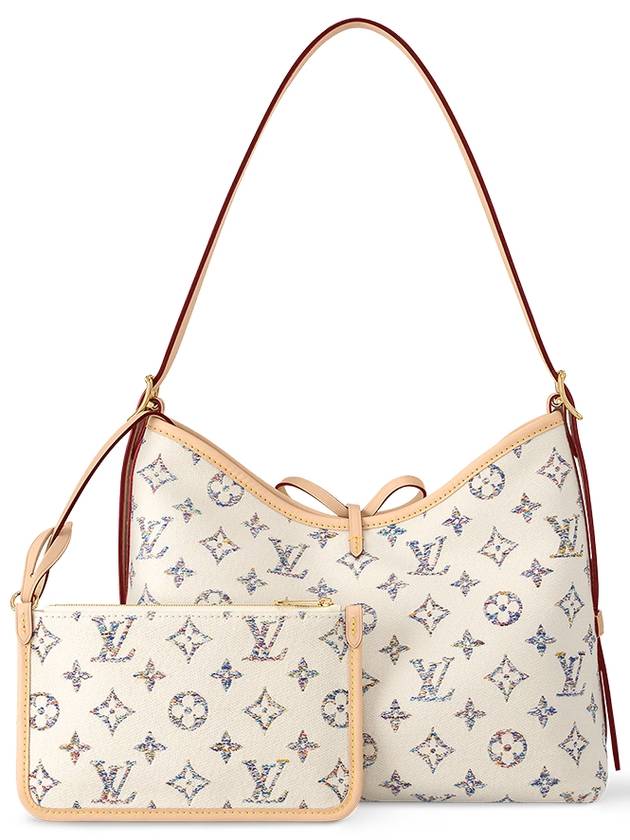 Carry All PM Shoulder Bag Beige - LOUIS VUITTON - BALAAN 5