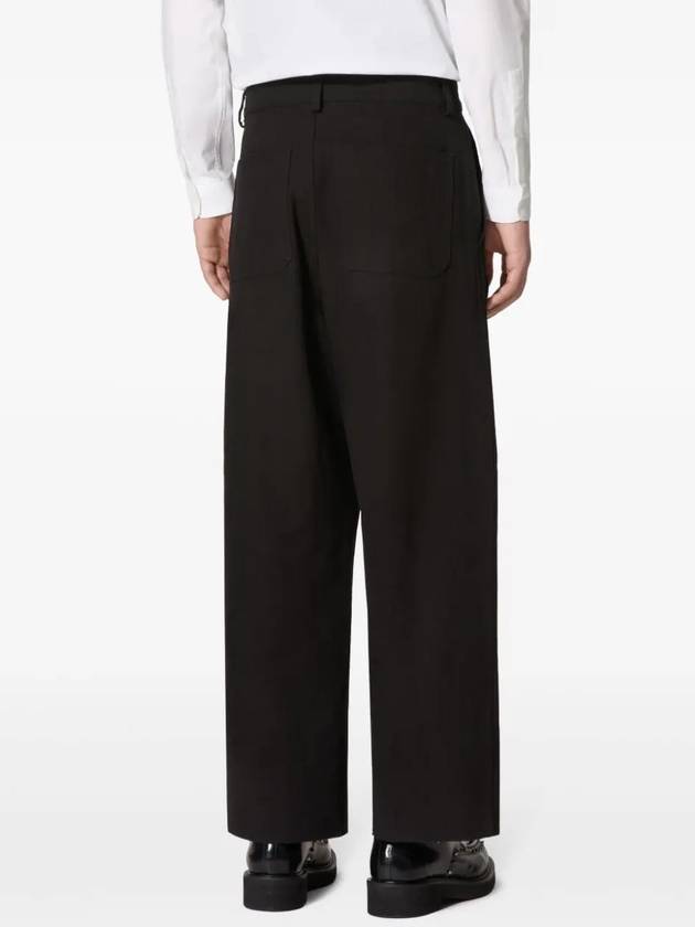 Valentino Garavani Trousers Black - VALENTINO - BALAAN 4