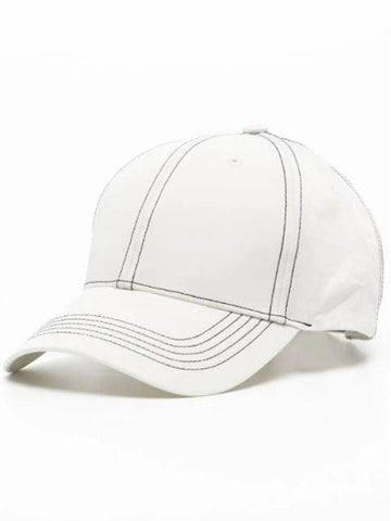 Stitch Logo Ball Cap White - Y-3 - BALAAN 1