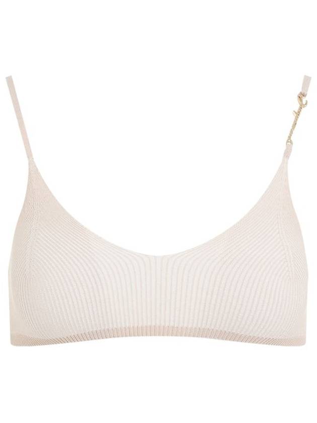 Pralou logo decoration bralette top 231KN5022060 - JACQUEMUS - BALAAN 2