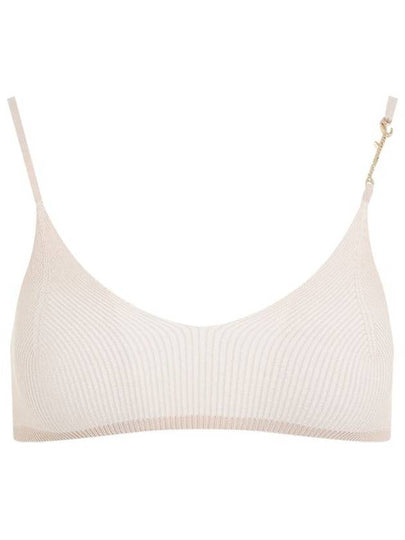 Pralou logo decoration bralette top 231KN5022060 - JACQUEMUS - BALAAN 2