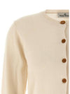 Bea Logo Cardigan Cream - VIVIENNE WESTWOOD - BALAAN 4