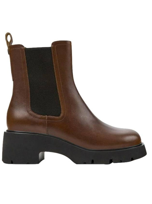 Women's Mila Leather Chelsea Boots Brown - CAMPER - BALAAN 1