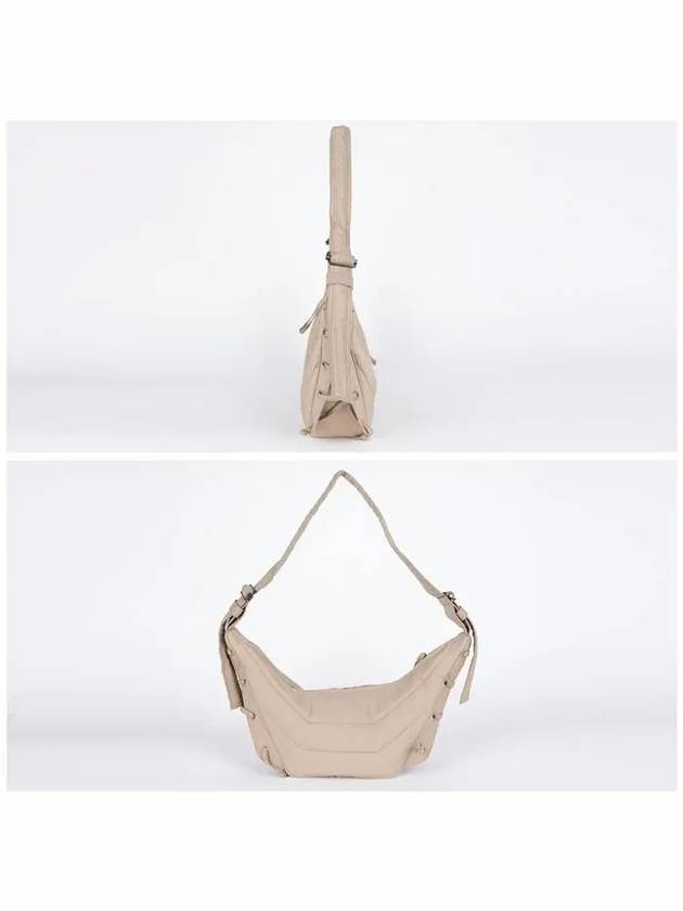 Small Soft Game Shoulder Bag Chalk - LEMAIRE - BALAAN 4