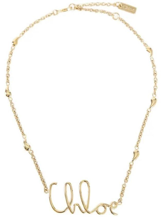 Logo Necklace Gold - CHLOE - BALAAN 1