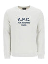 Rufus Embroidery Logo Sweatshirt Grey - A.P.C. - BALAAN 2