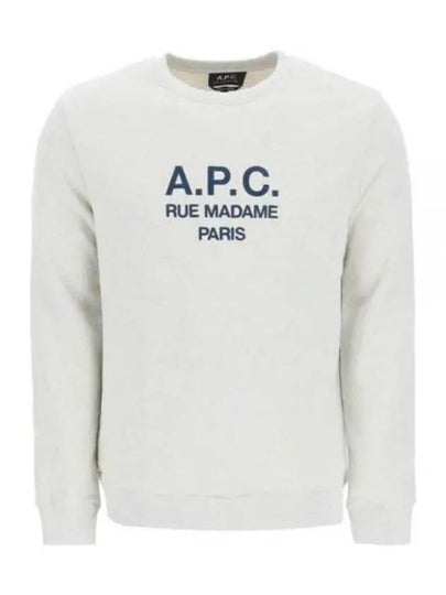 Rufus Embroidery Logo Sweatshirt Grey - A.P.C. - BALAAN 2