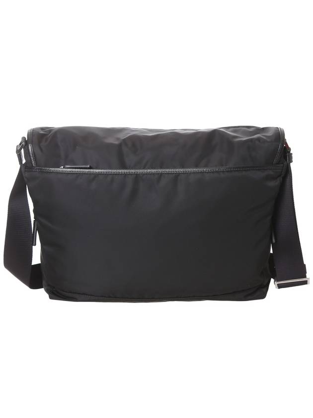 Re-Nylon Saffiano Shoulder Bag Black - PRADA - BALAAN 4