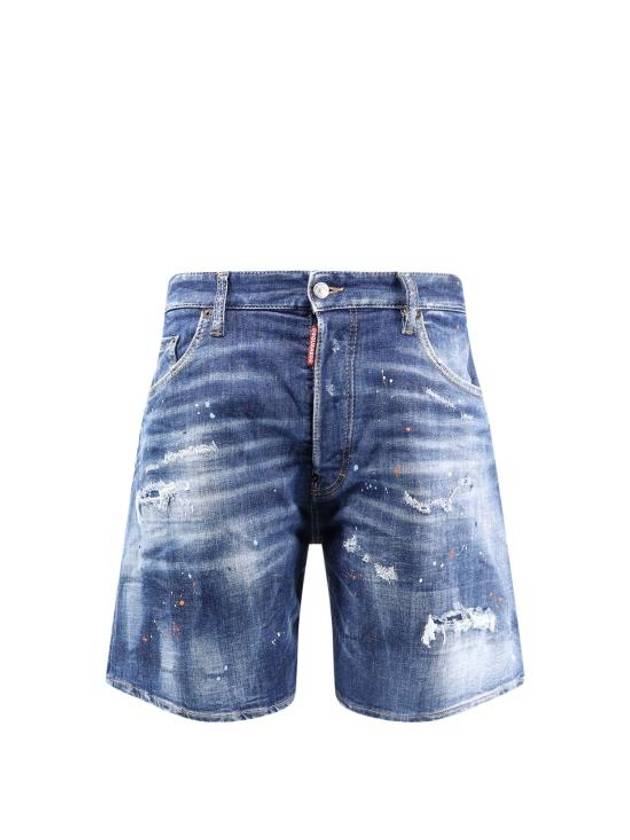 Medium Coral Springs Wash Boxer Shorts Blue - DSQUARED2 - BALAAN 1