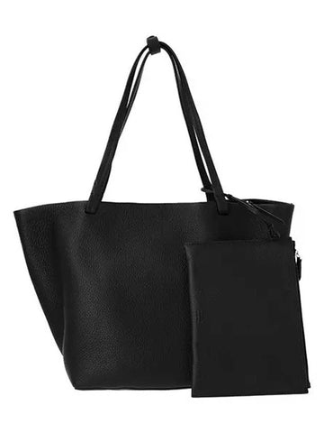 W1272 L129 BLACK Park Three Shopper Bag Tote - THE ROW - BALAAN 1