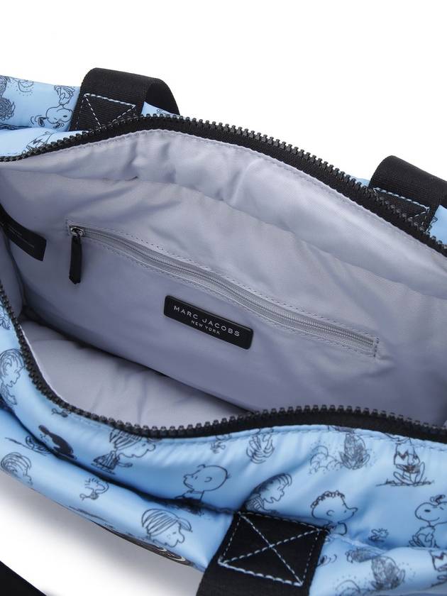 Puffy Nylon Peanuts Print Signet Medium Tote_Air Blue (4P3HTT027H03-435) - MARC JACOBS - BALAAN 6