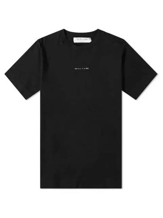 Collection Logo Printing Short Sleeve Tshirt Black Men AAUTS0260 FA01 001 - 1017 ALYX 9SM - BALAAN 2