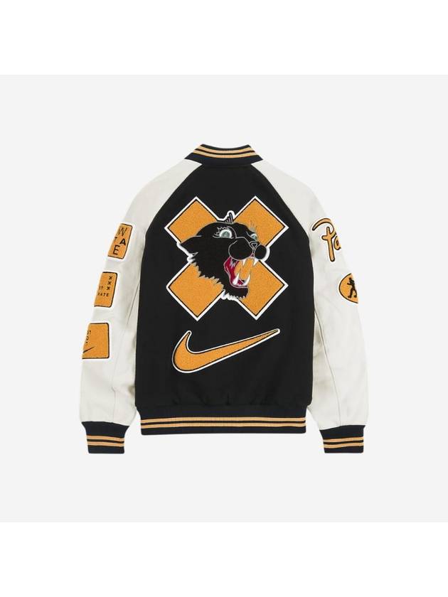 Pata Varsity Jacket Black Yellow Asia - NIKE - BALAAN 1