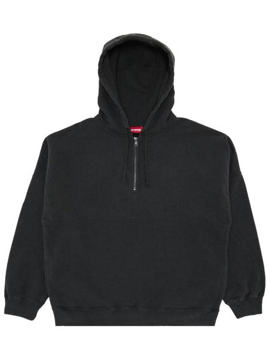 x Nike Men s Wrapped Half Zip Hoodie Black SS24SW56 - SUPREME - BALAAN 2