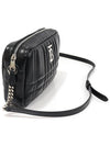 80648551 Black Quilted Smooth Lambskin Silver Small Lola Camera Cross Bag - BURBERRY - BALAAN 3