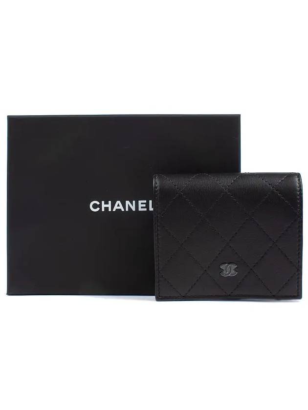 Classic snap bi fold wallet black AP3817 B15615 94305 - CHANEL - BALAAN 8