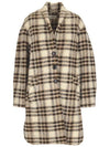 Wool Check Gabrielle Single Coat - ISABEL MARANT - BALAAN 3