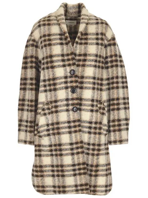 Wool Check Gabrielle Single Coat - ISABEL MARANT - BALAAN 2