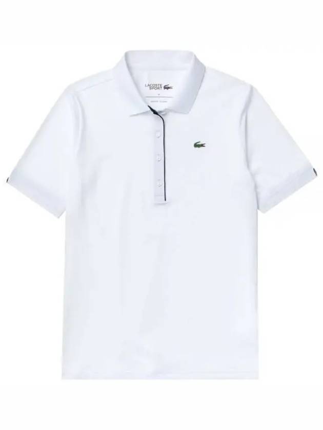 Women's Golf Performance Ultra Dry Short Sleeve Polo Shirt White - LACOSTE - BALAAN 2