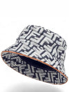 FF Denim Bucket Hat Blue - FENDI - BALAAN 3