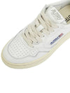 Medalist Goatskin Low Top Sneakers White Blue - AUTRY - BALAAN 8